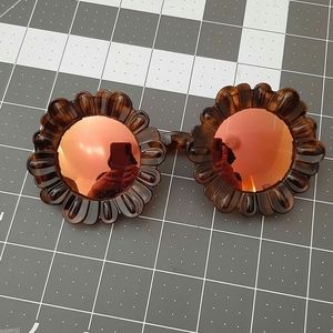 1940s inspired flower sunglasses